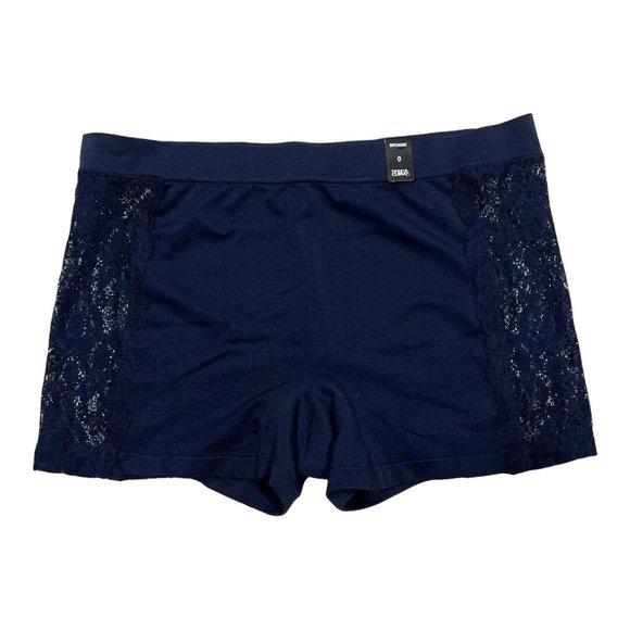 torrid Other - NWT TORRID Boyshort Pantie Underwear Sz 0 Blue Lace Sides